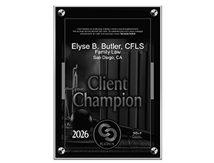 Elyse B. Butler, CFLS | Family Law San Diego, CA | Client Champion | 2026